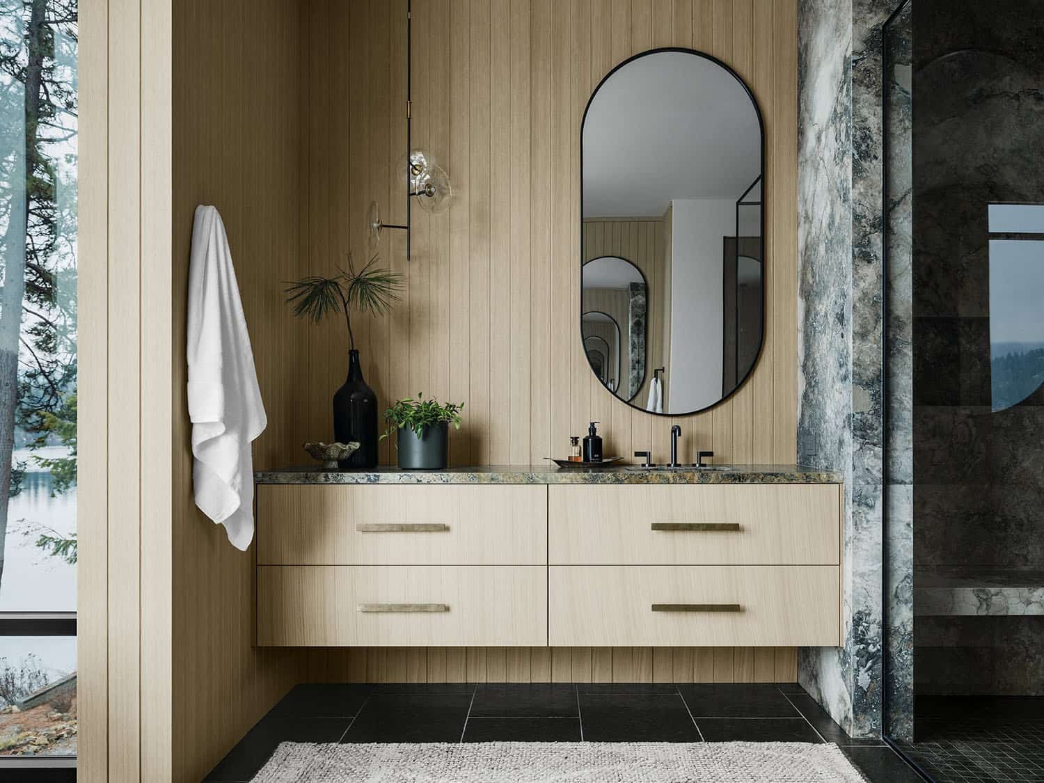 contemporary bathroom vanity