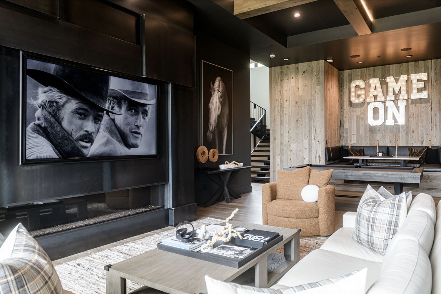 contemporary home theater