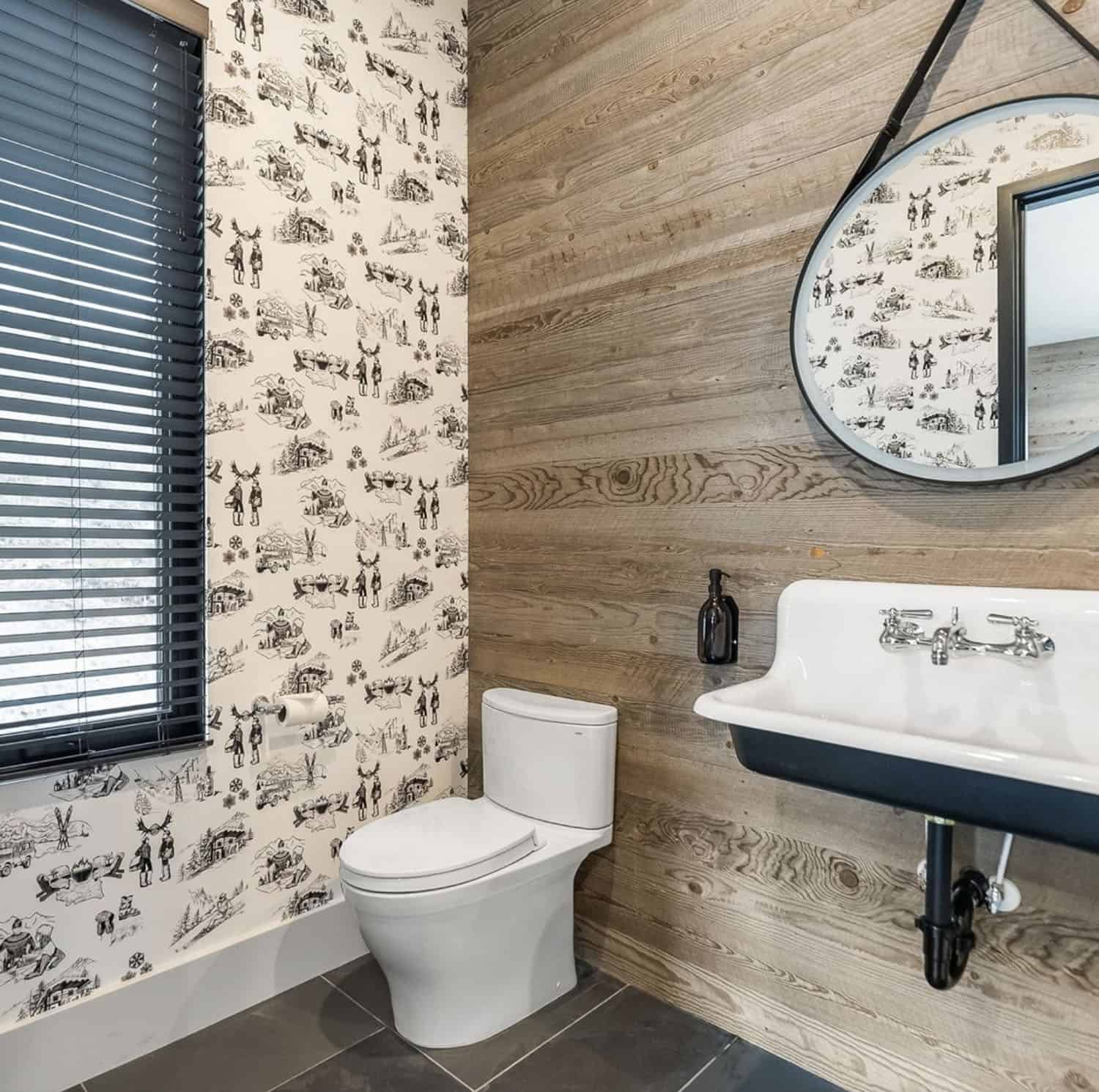 contemporary powder room 