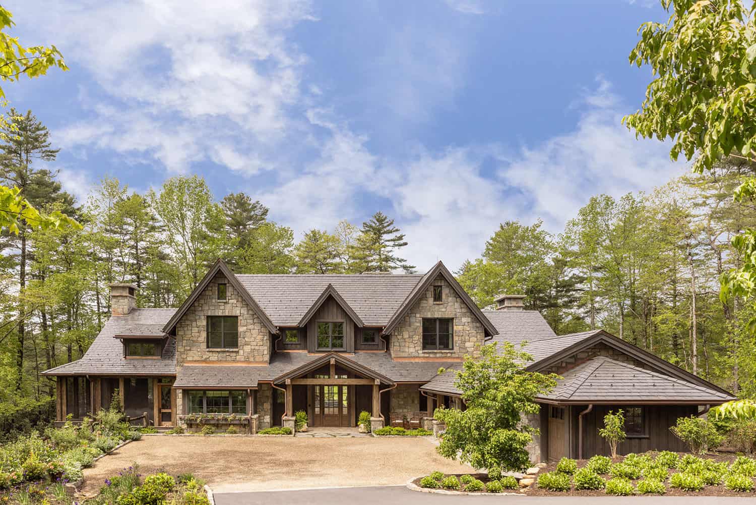European-inspired home exterior