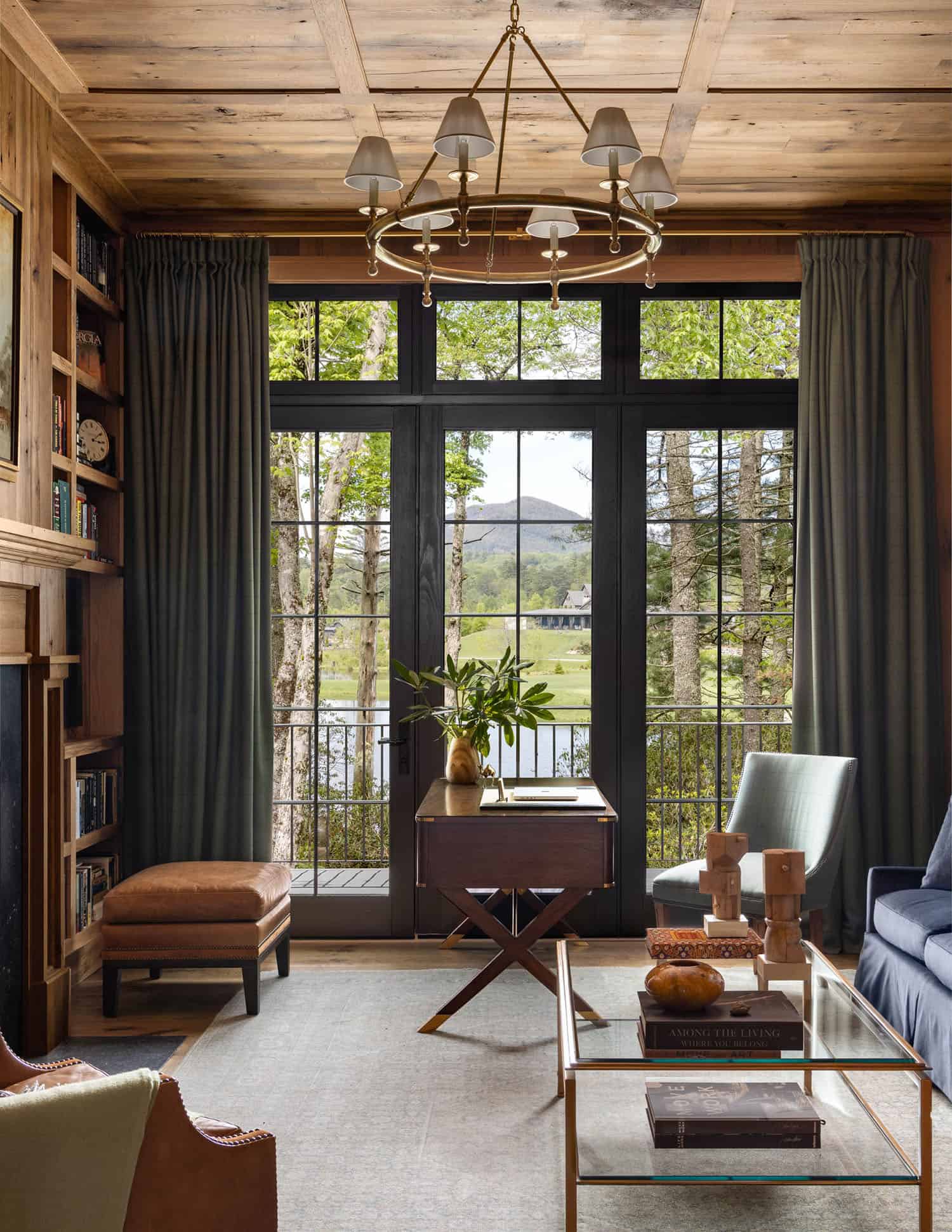 transitional style home office