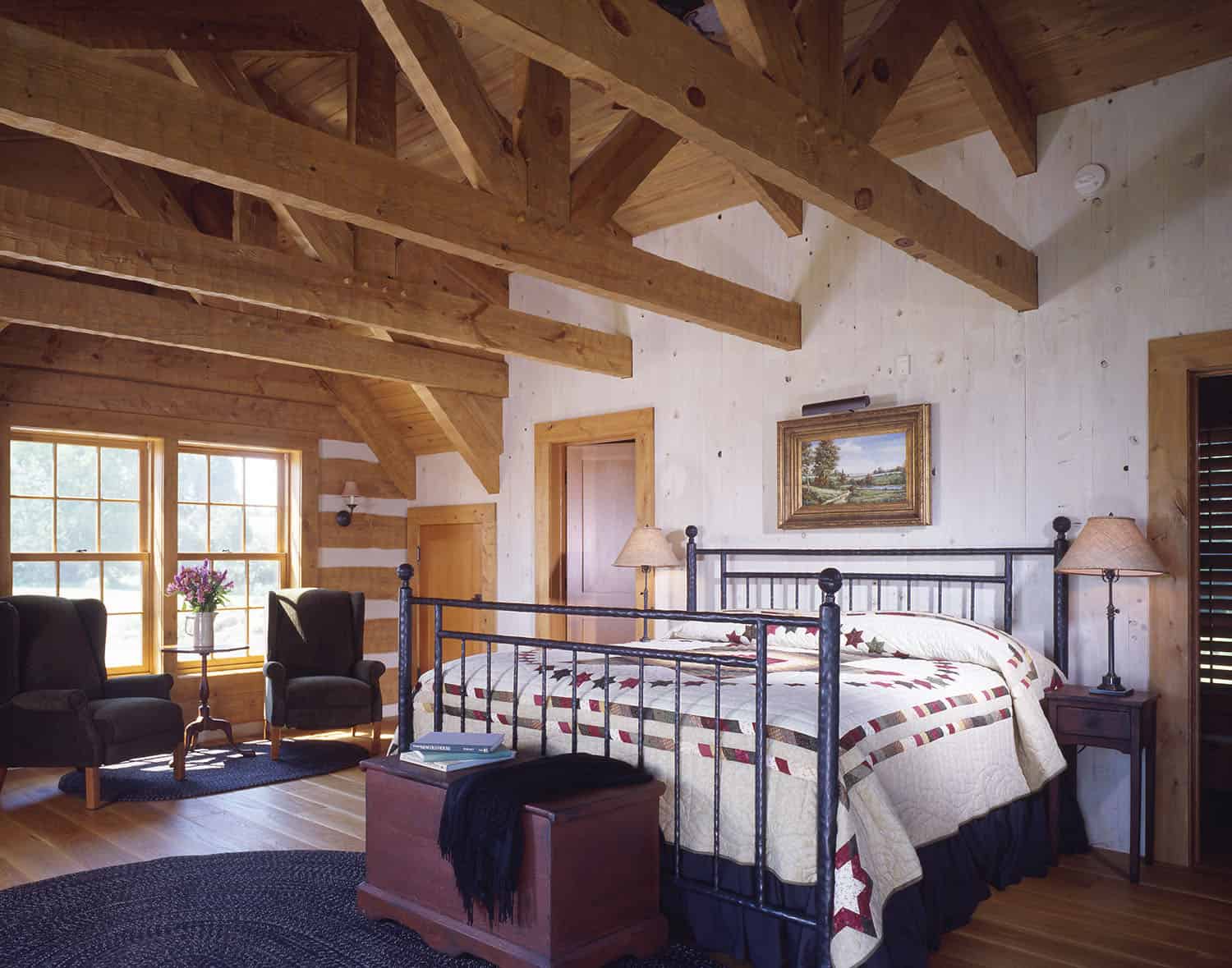 rustic bedroom