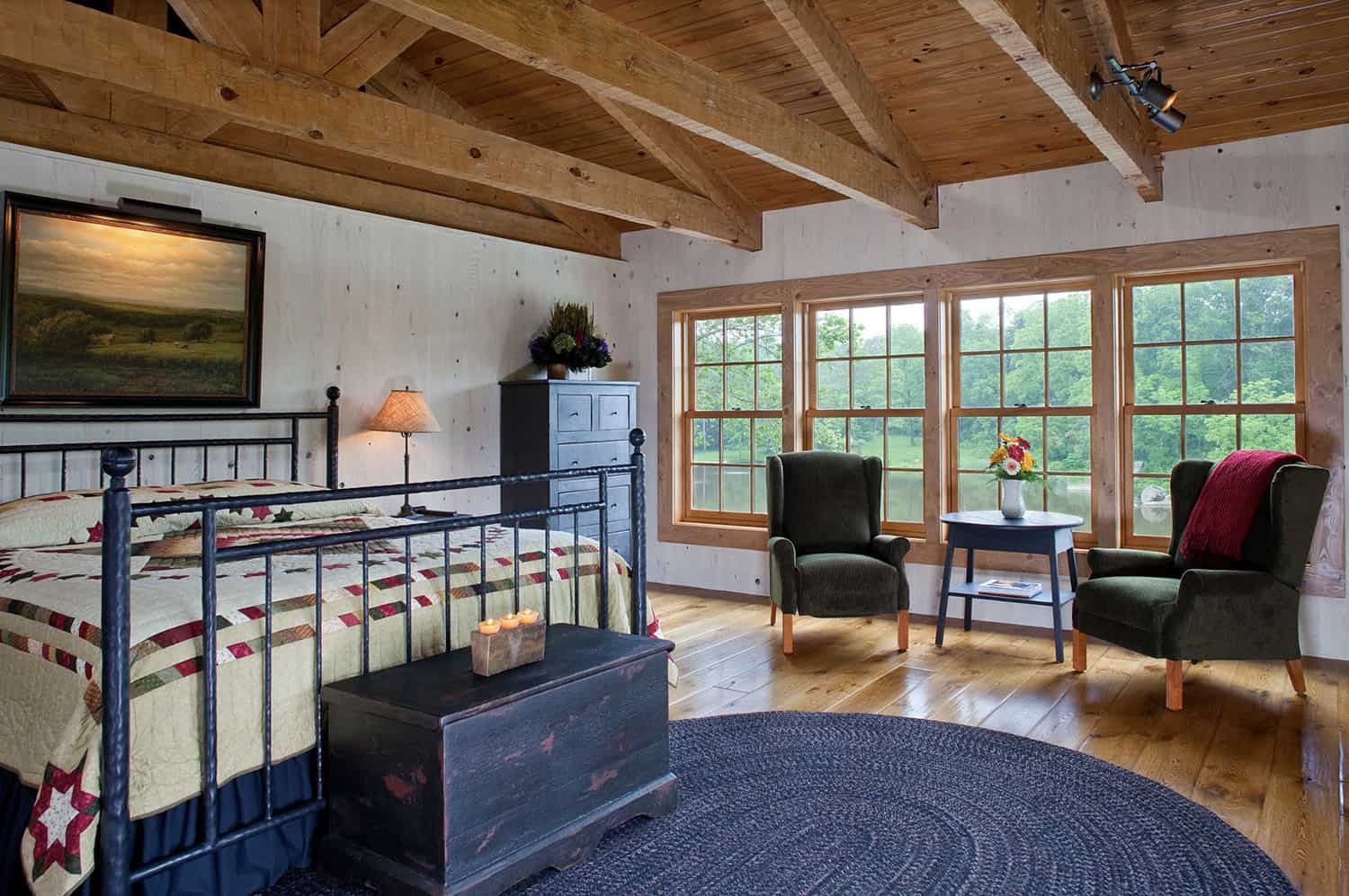 rustic bedroom