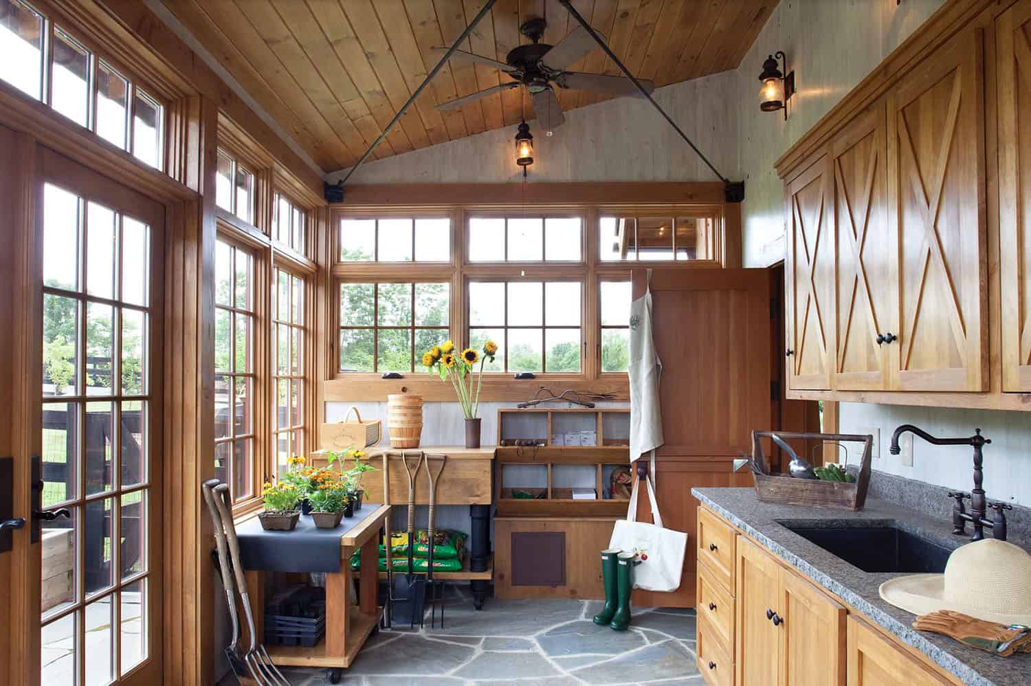 rustic shed
