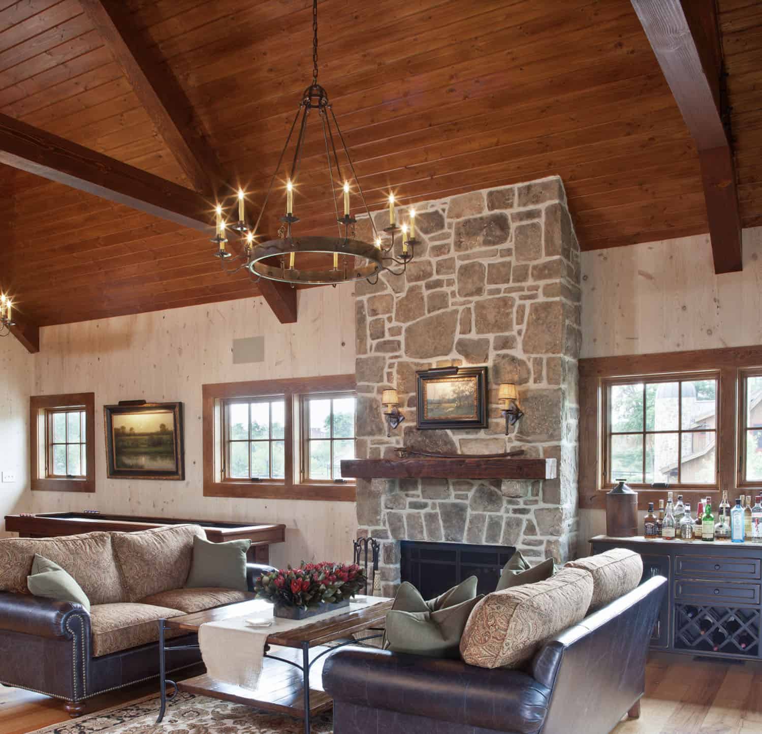 farmhouse family room