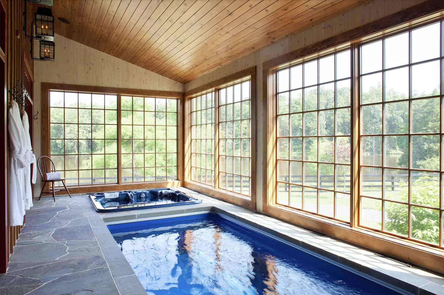 farmhouse indoor pool