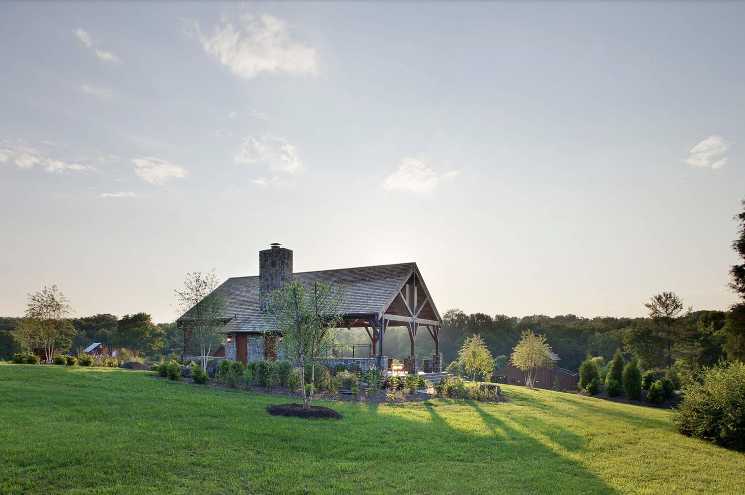farmhouse covered patio