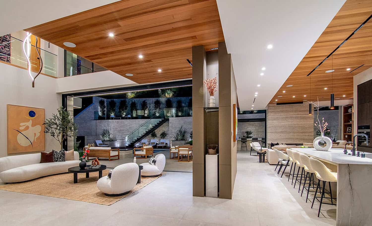 modern great room