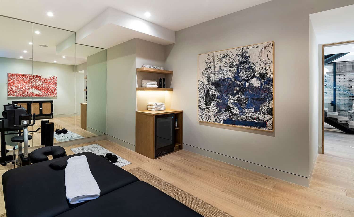modern home gym