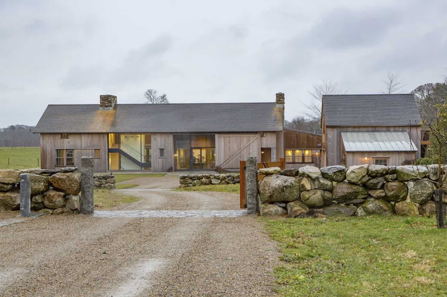 modern barn house exterior
