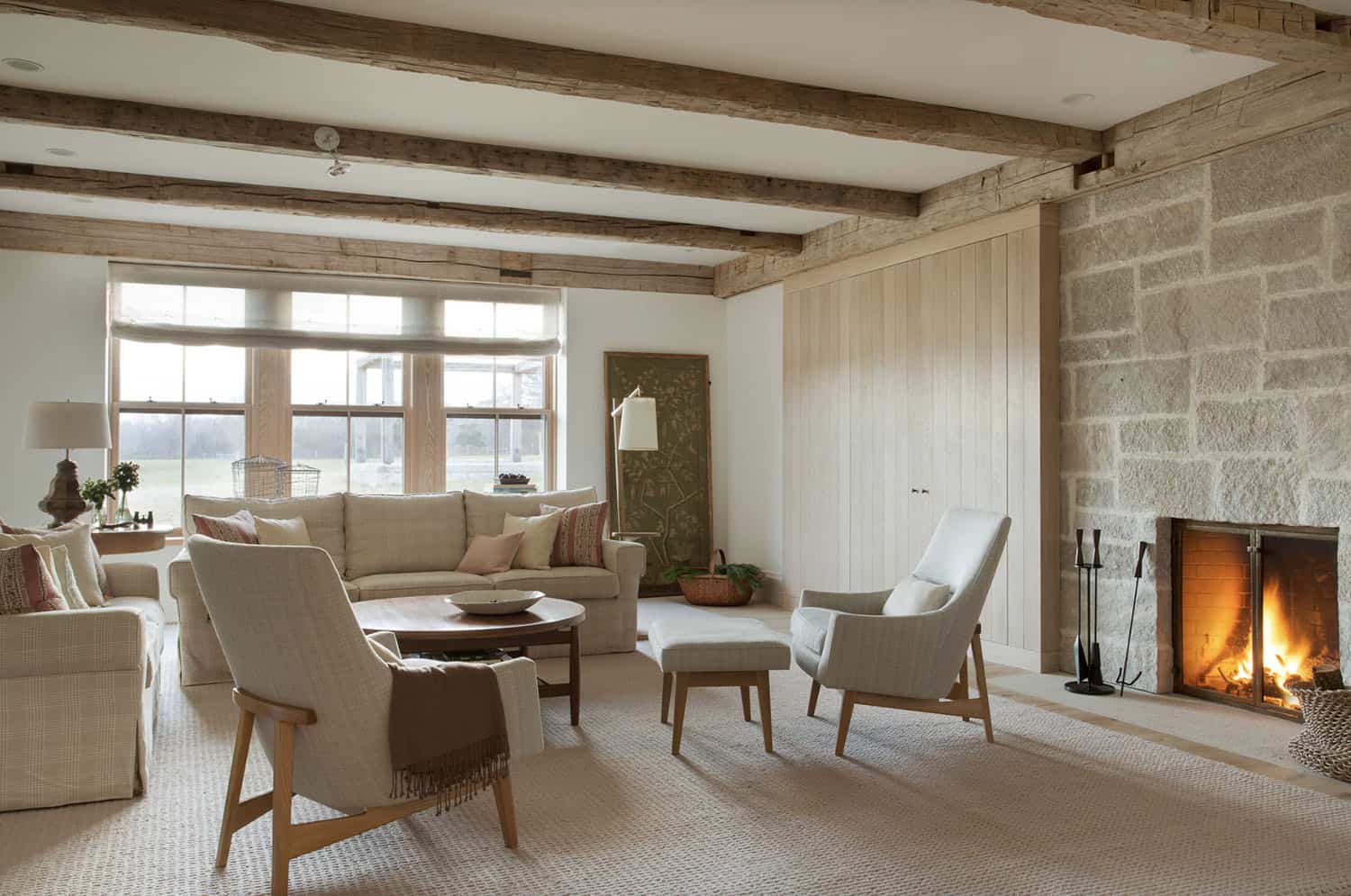 farmhouse style family room