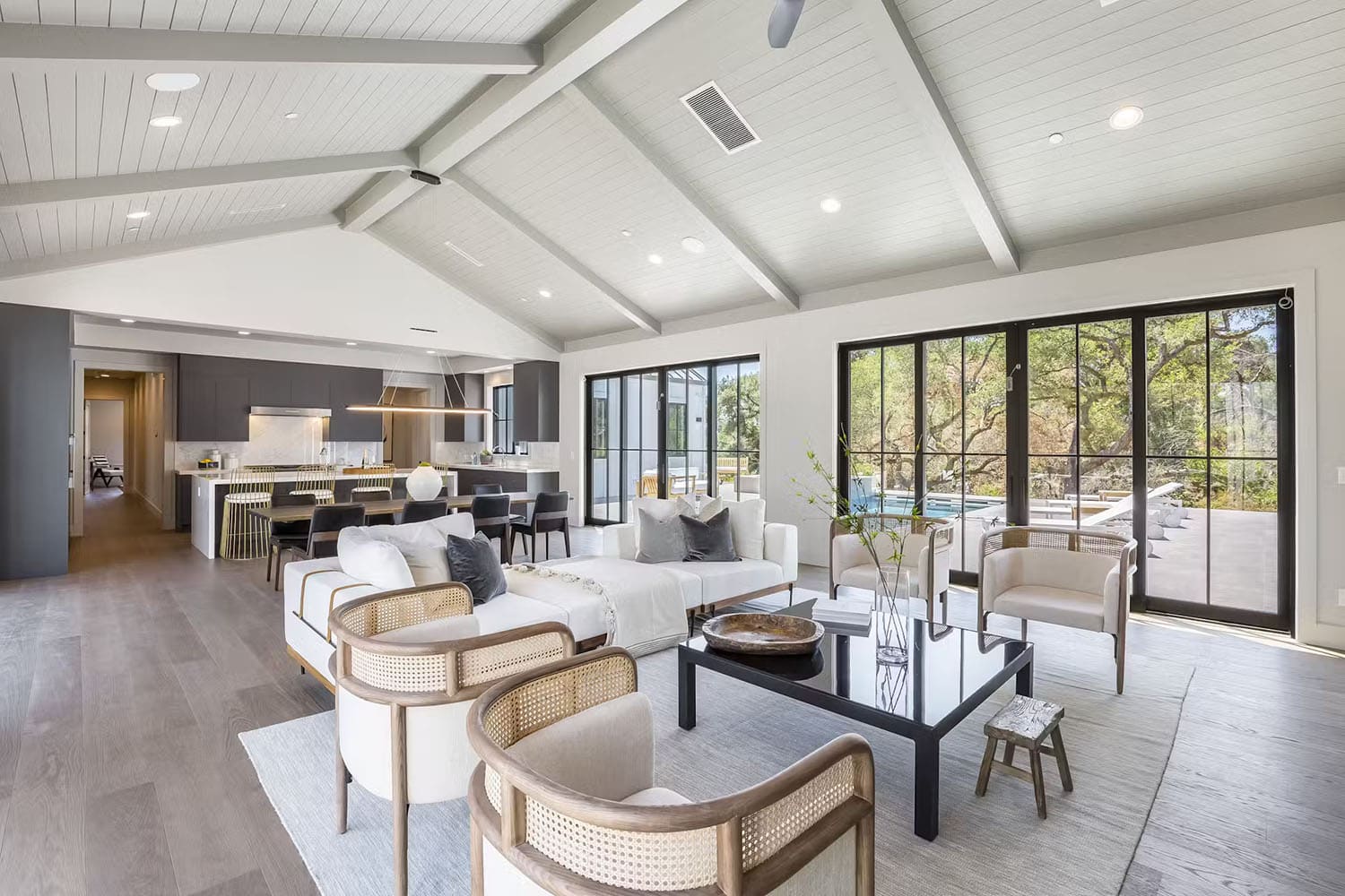 modern farmhouse style living room