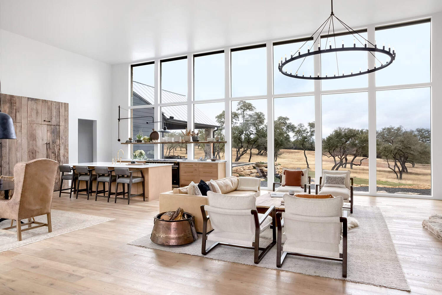 modern farmhouse style dining room