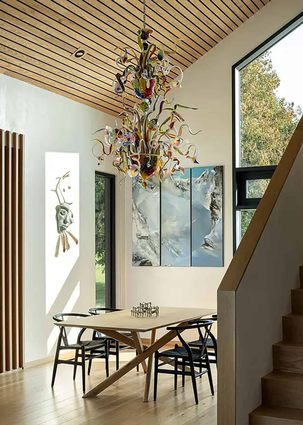modern dining room