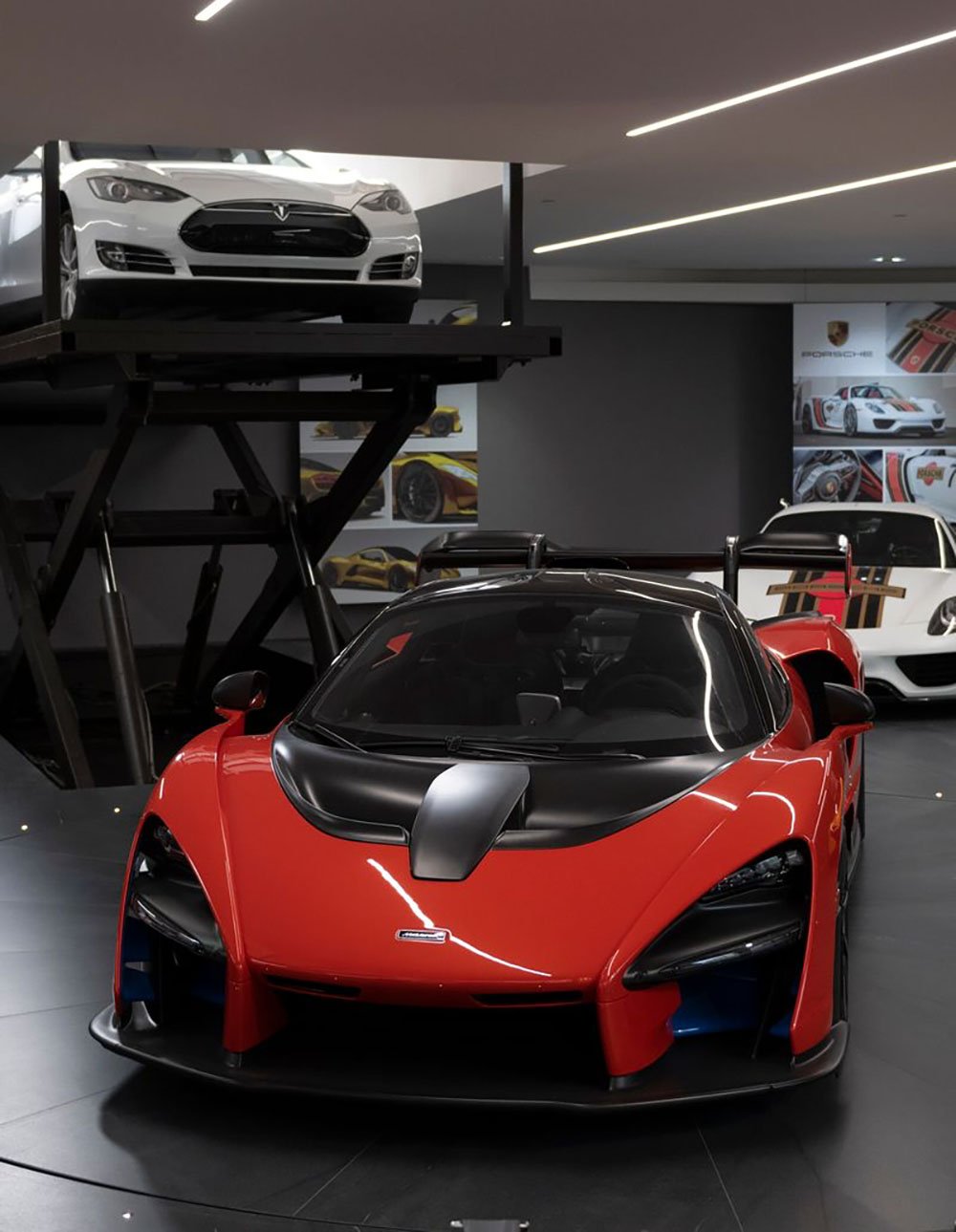 lower-level car museum