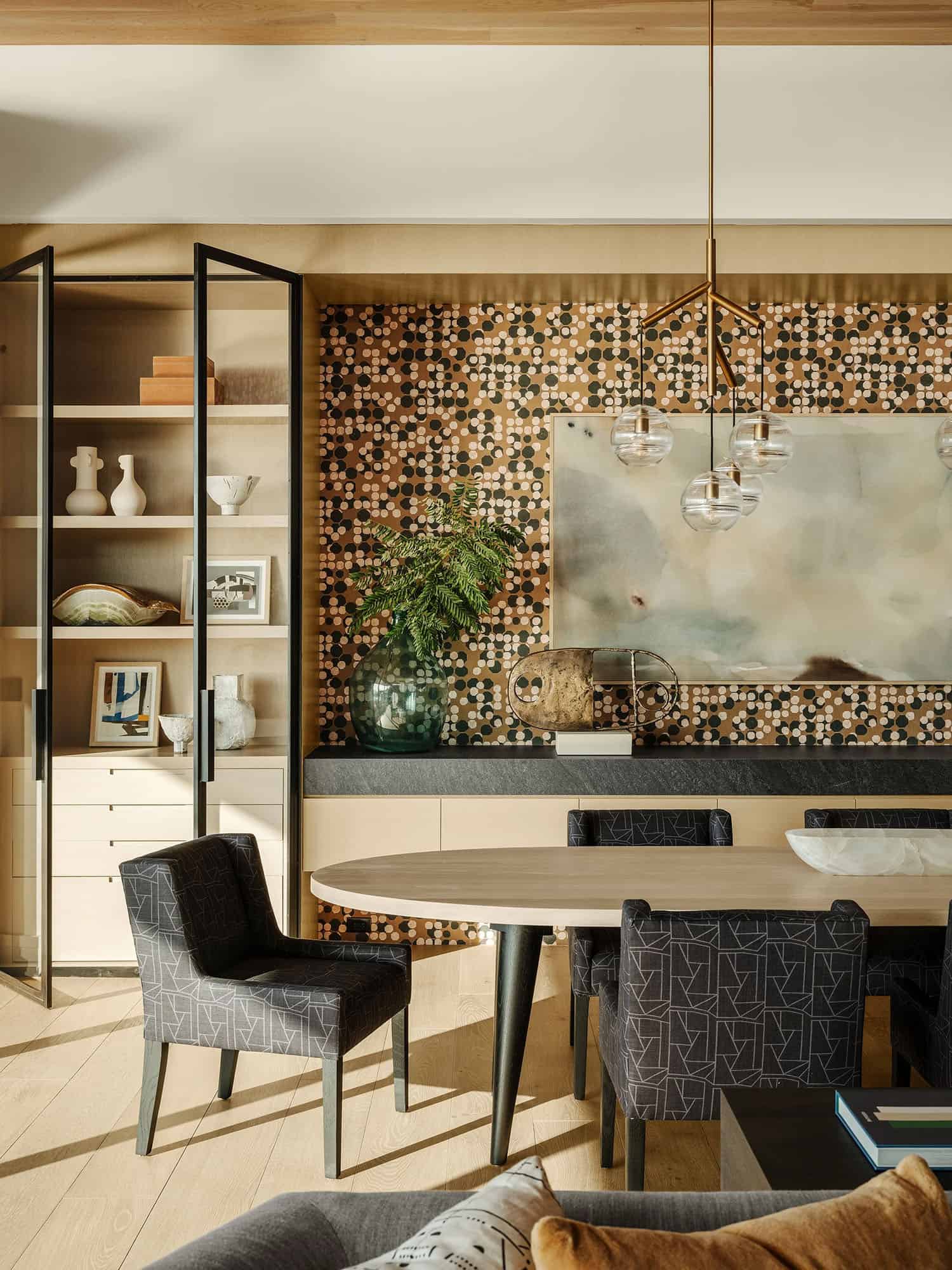 organic modern dining room