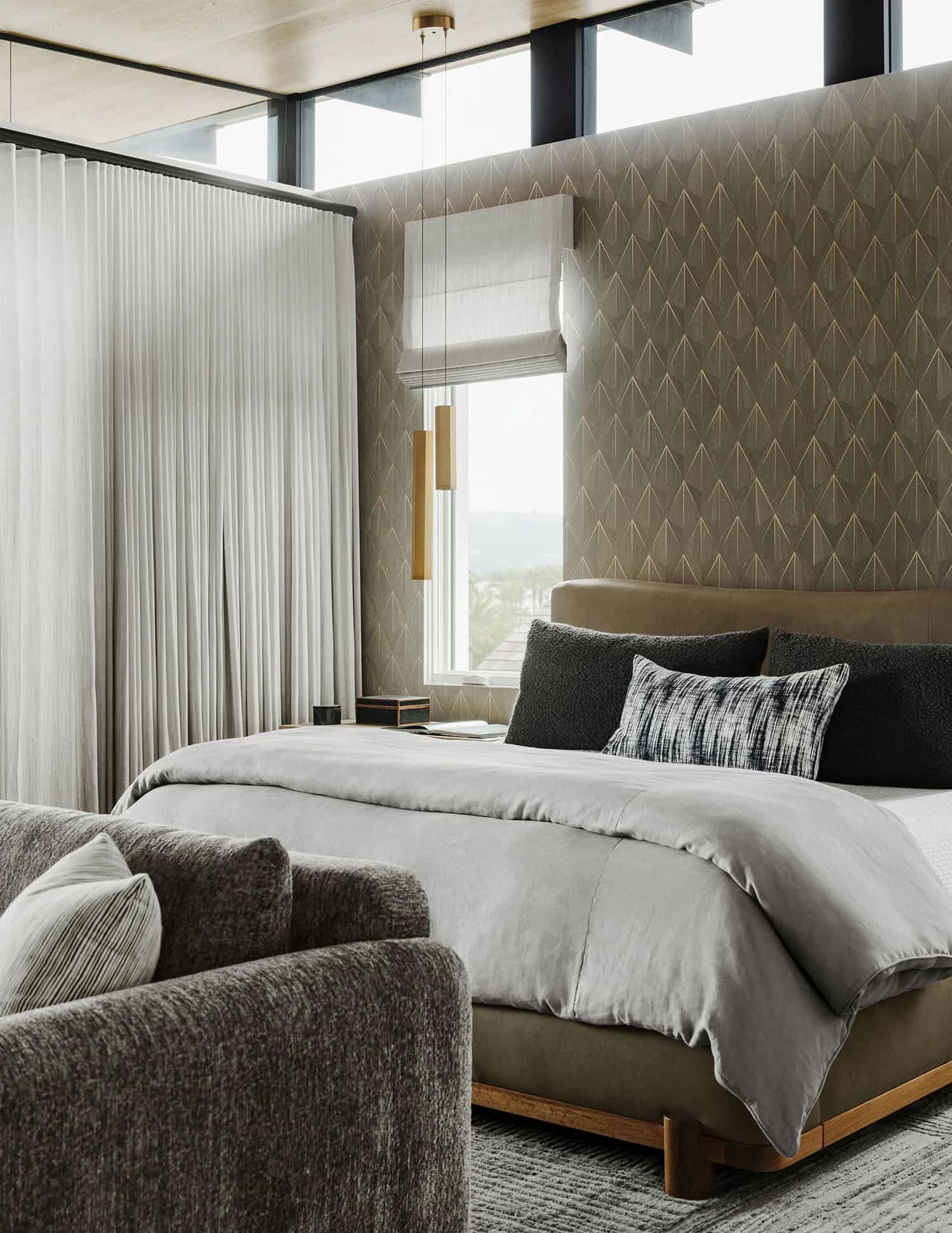 organic modern bedroom 