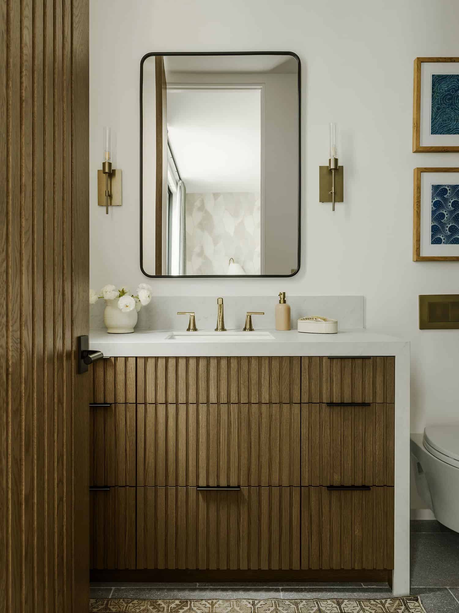 organic modern bathroom vanity