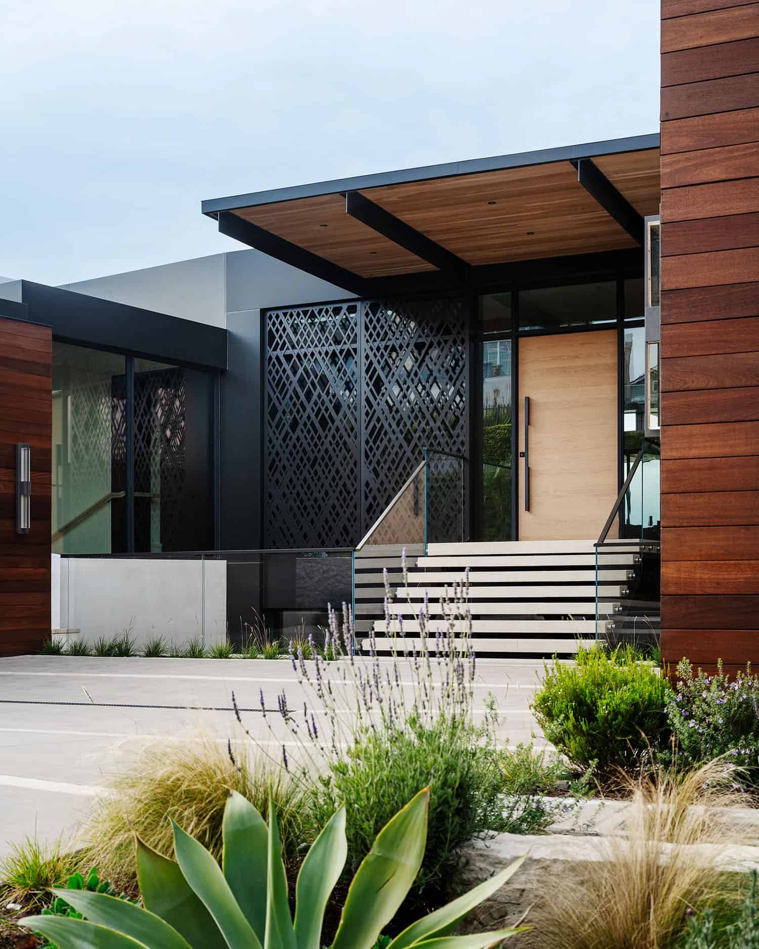 organic modern home exterior