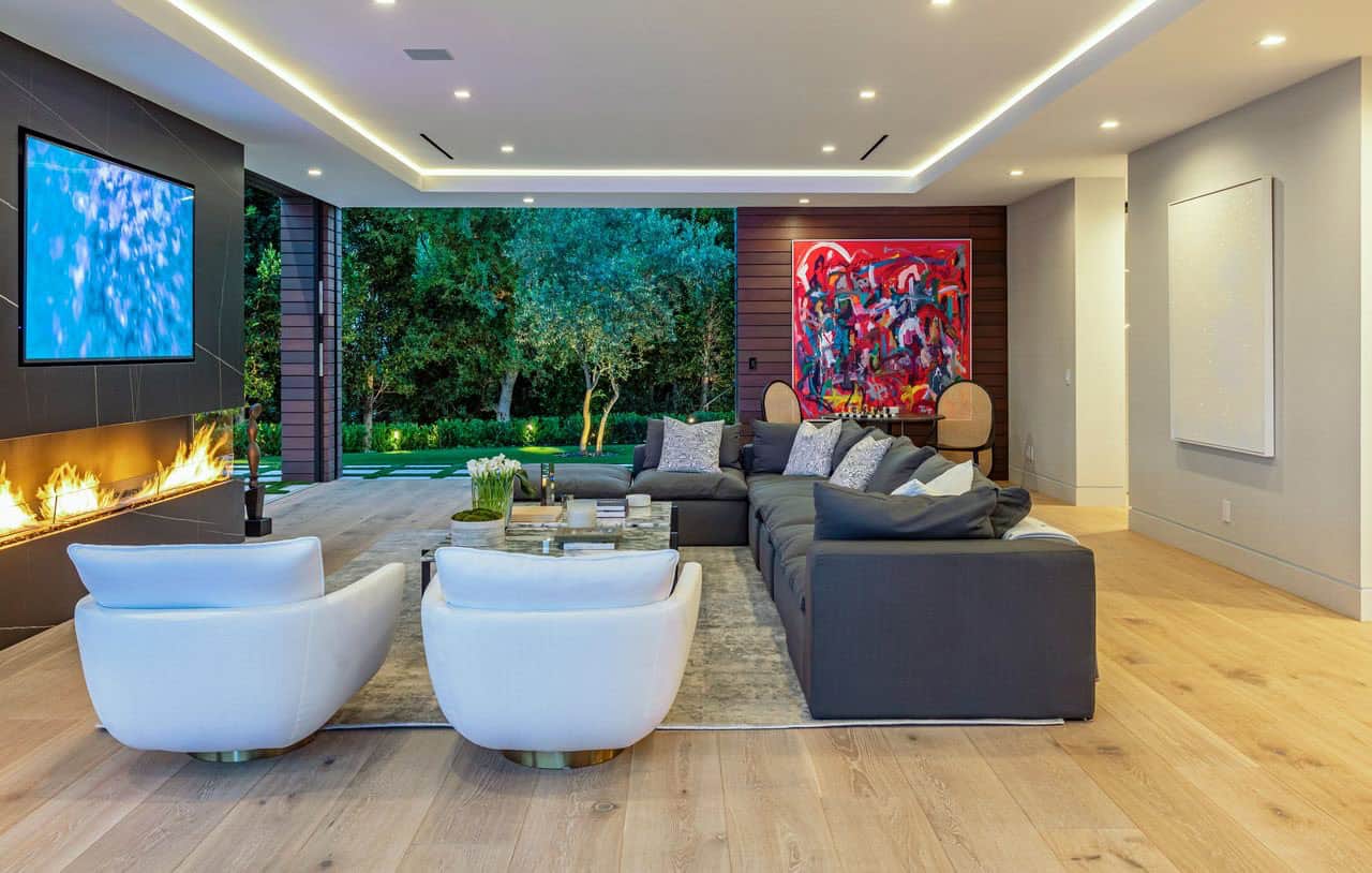 modern family room