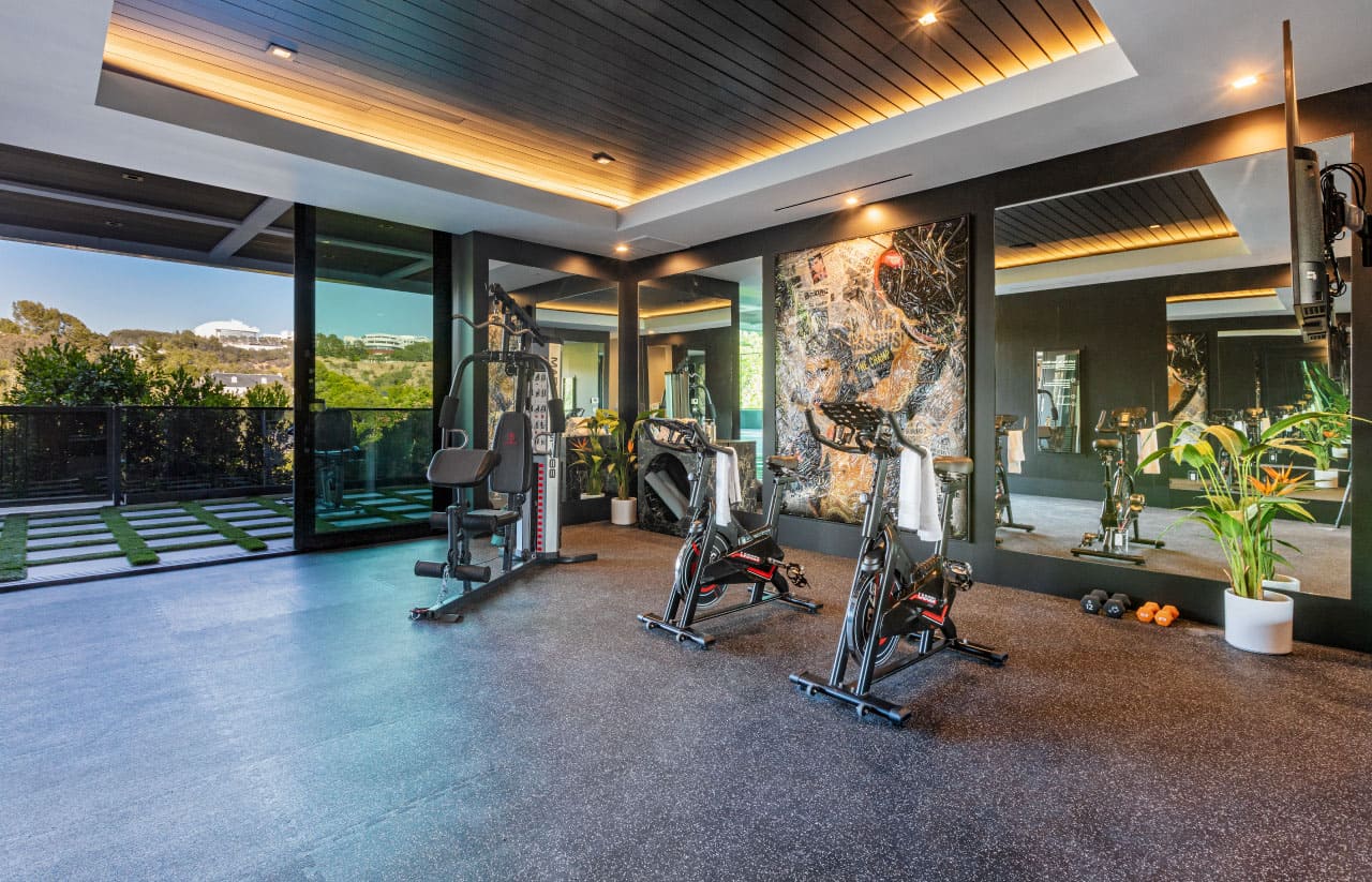 modern home gym