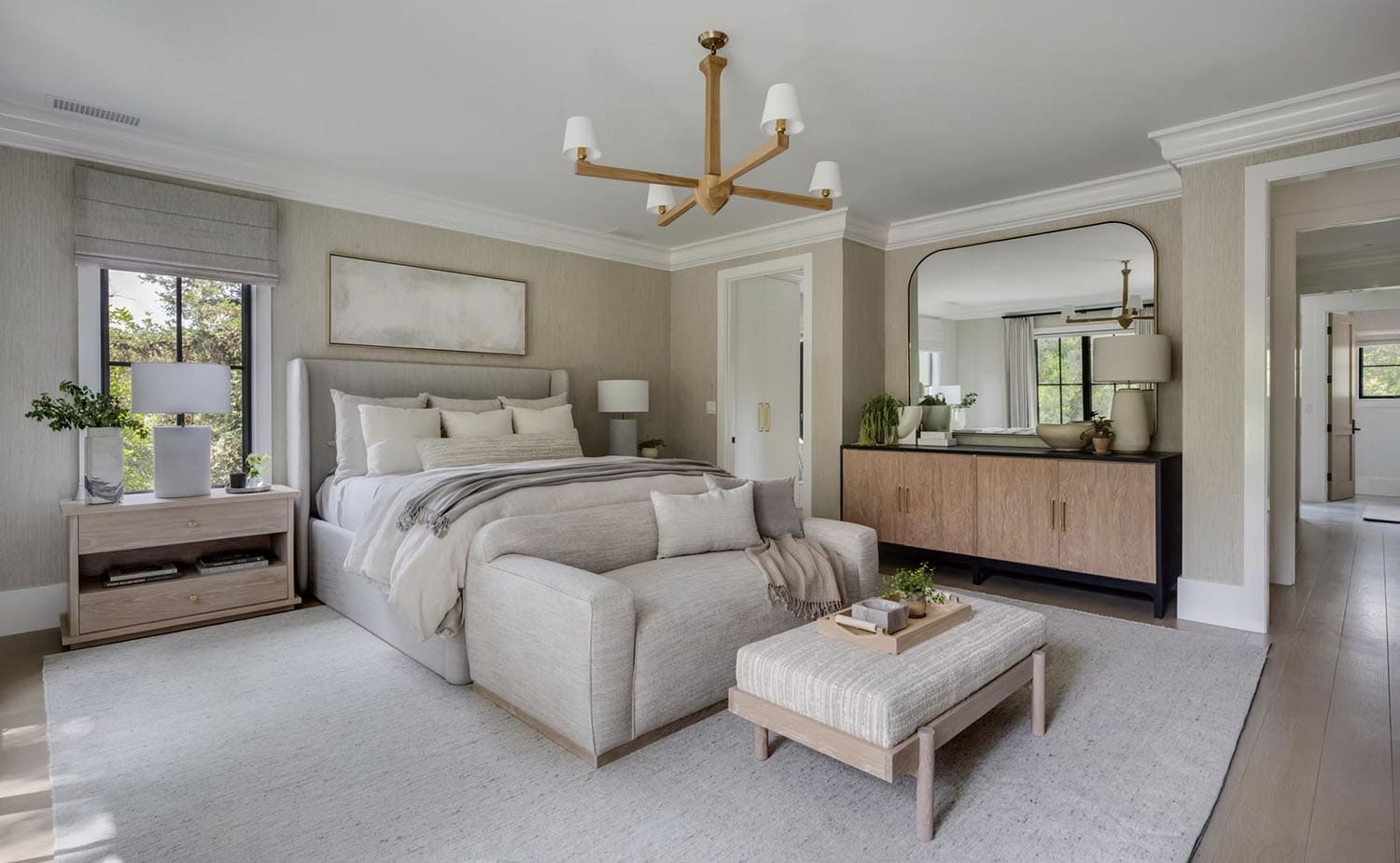 transitional style bedroom