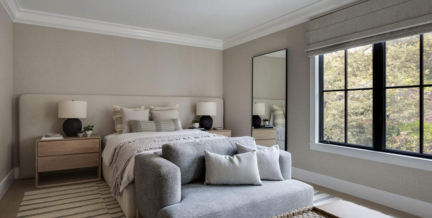 transitional style bedroom