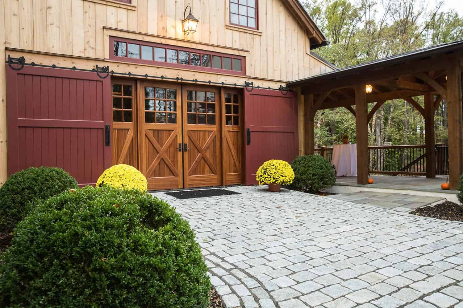 rustic entertainment barn exterior
