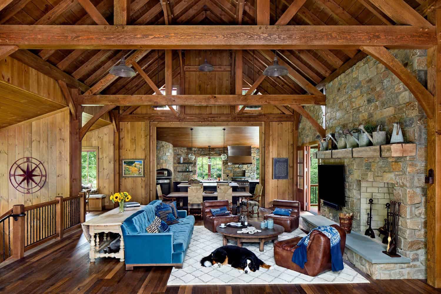 rustic living room