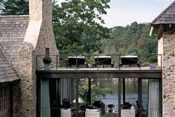 featured posts image for Step inside this picturesque Alabama lake house with a timeless stone facade