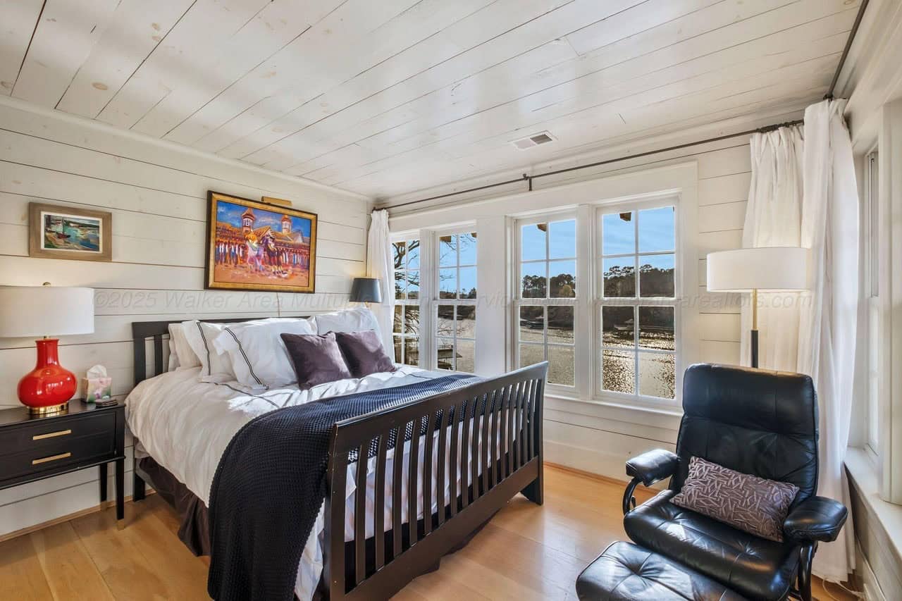 contemporary guest bedroom