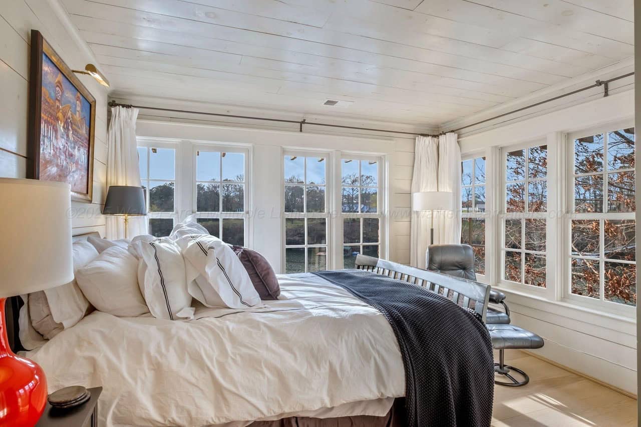 contemporary guest bedroom