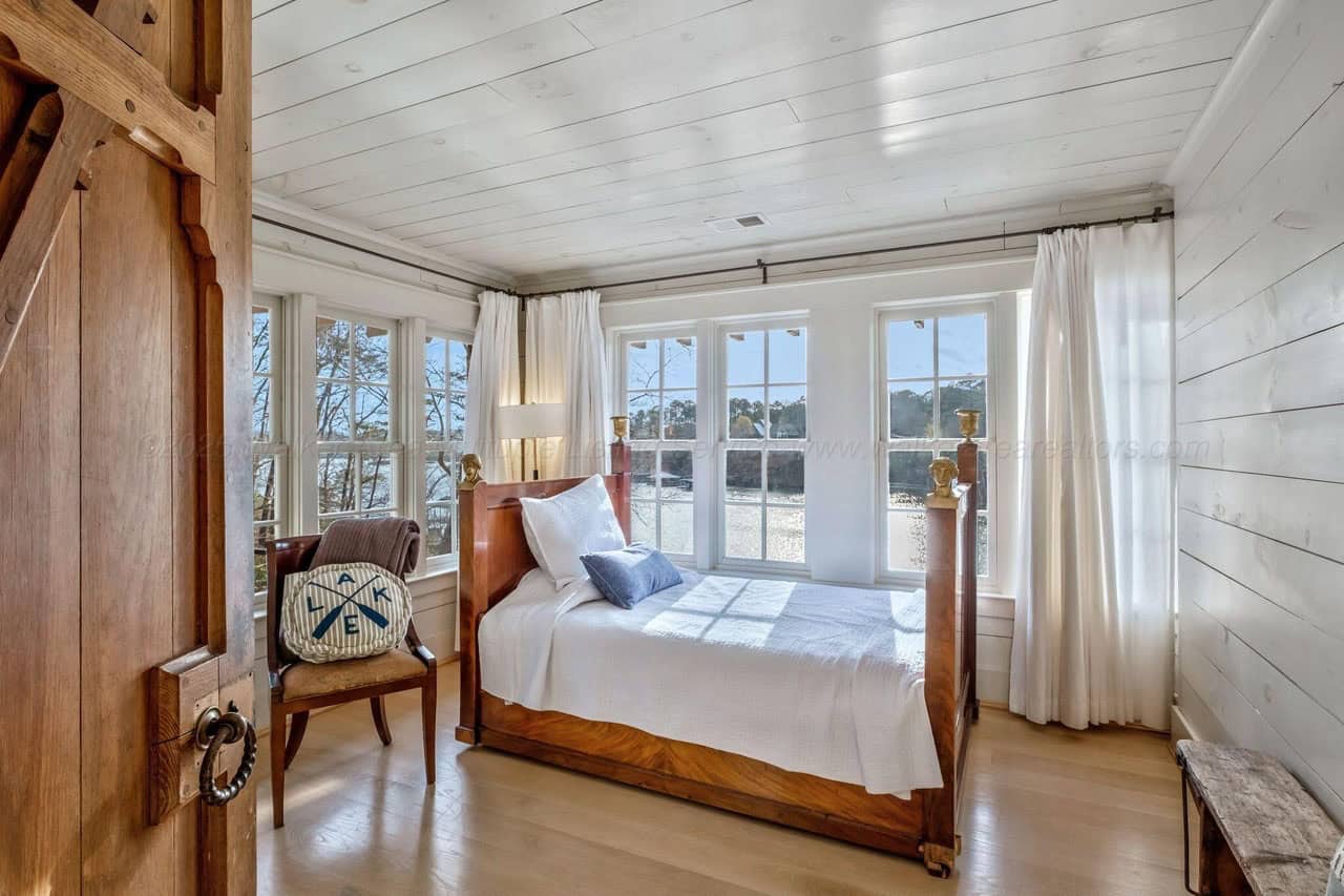 contemporary guest bedroom