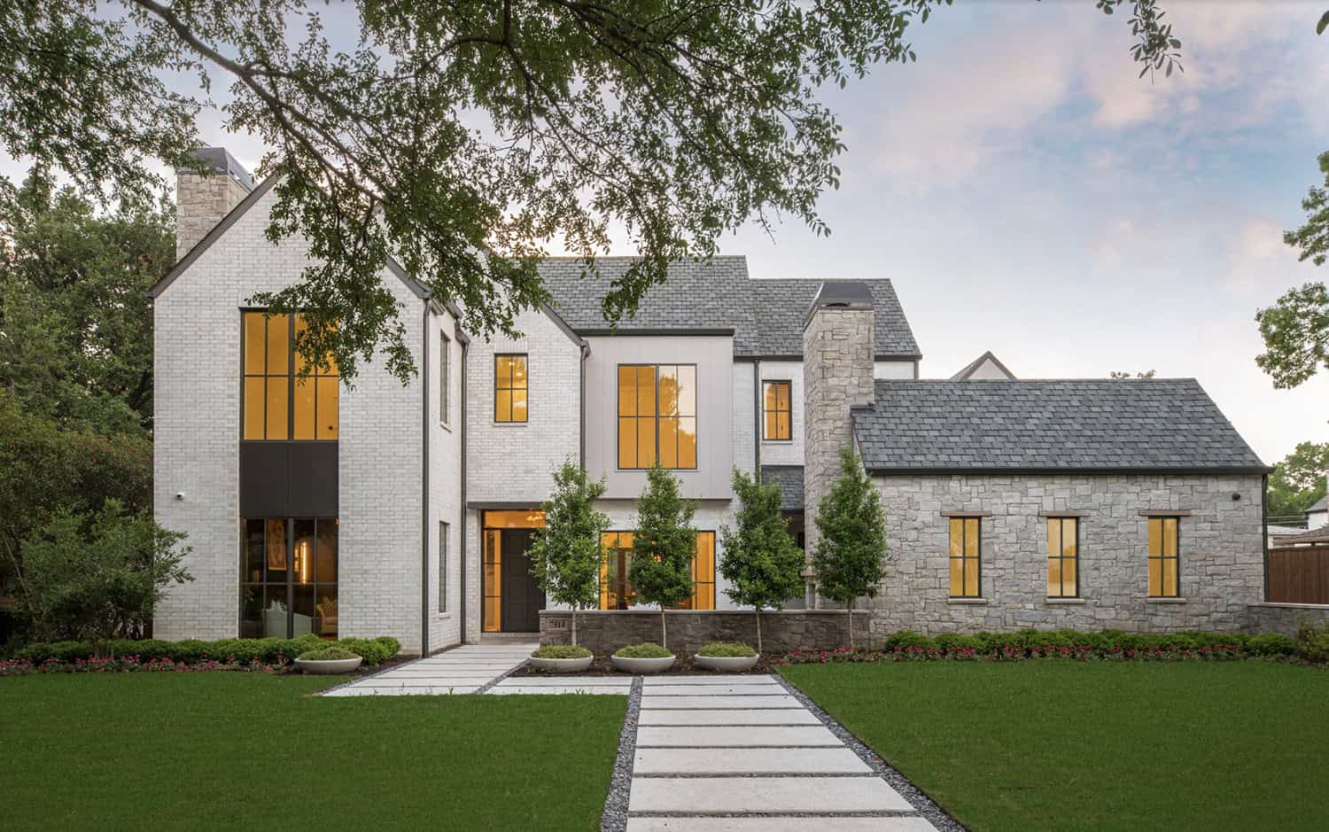 transitional home exterior