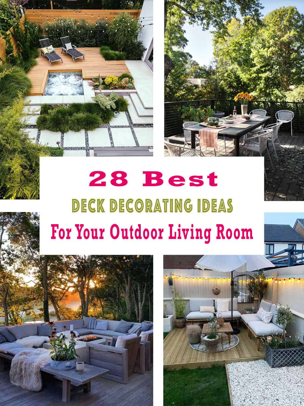 best deck decorating ideas outdoor living room