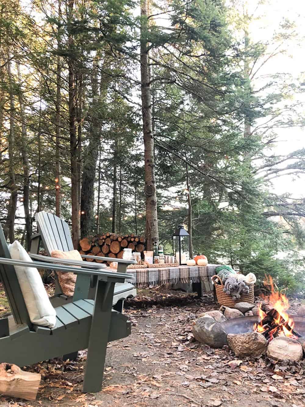 Rustic Firepit Idea
