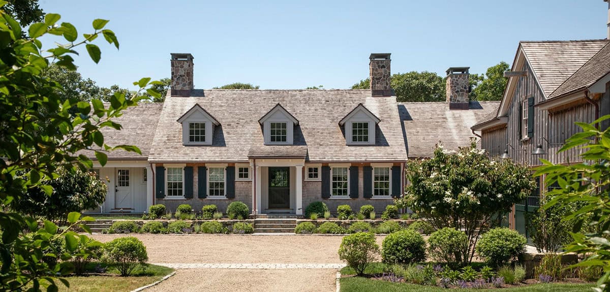cape-style home exterior