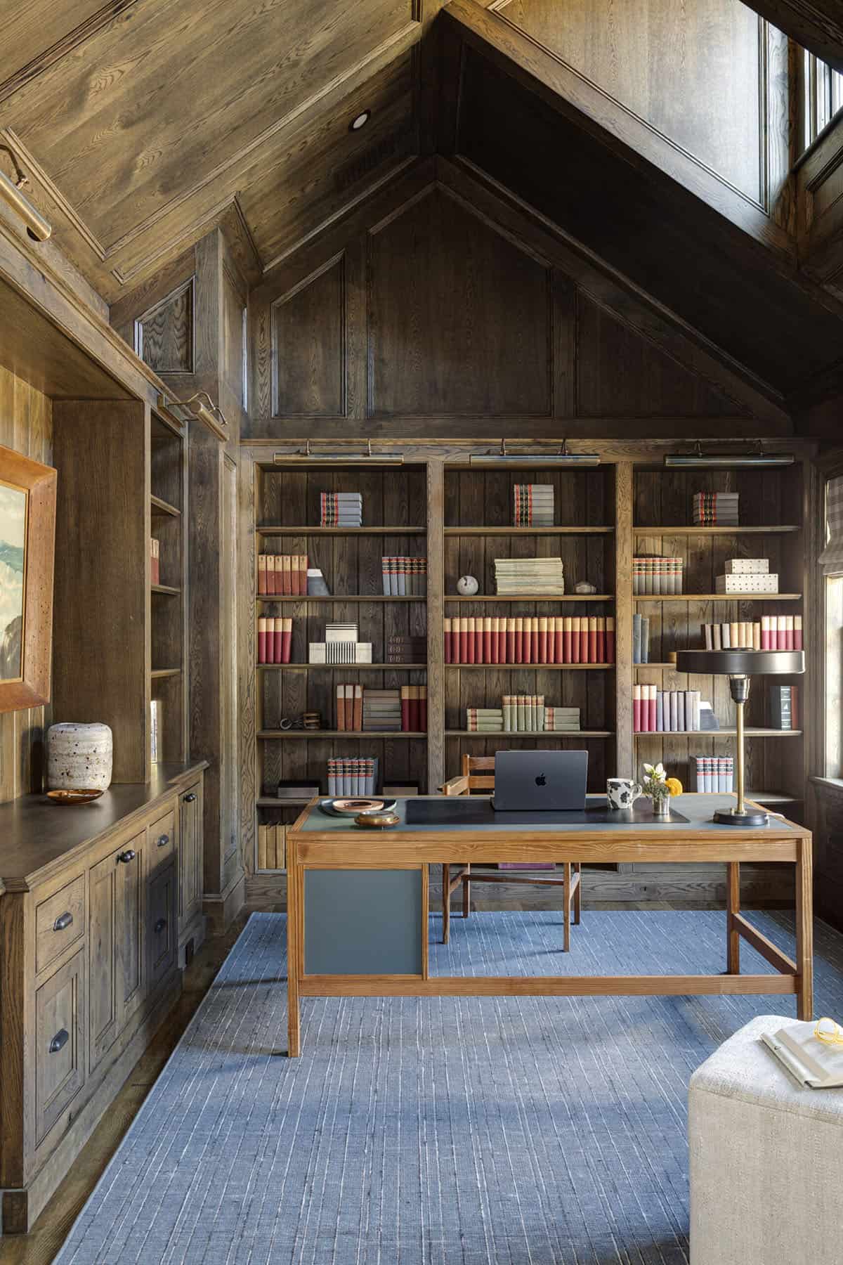 modern rustic home office