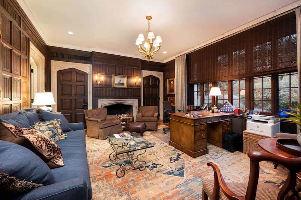traditional style home office