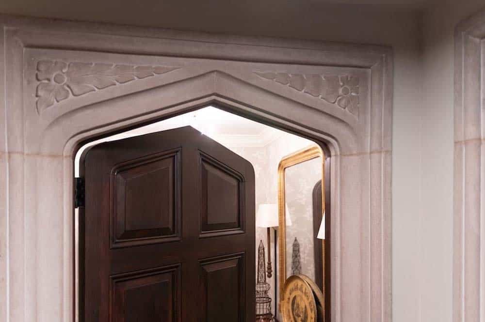 traditional style door detail