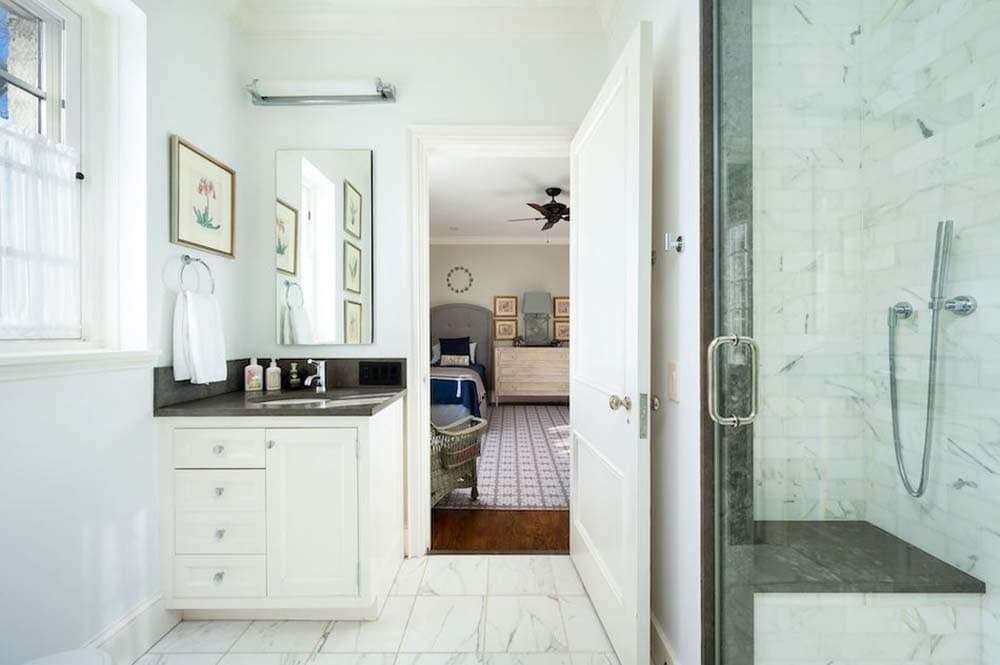 traditional style bathroom