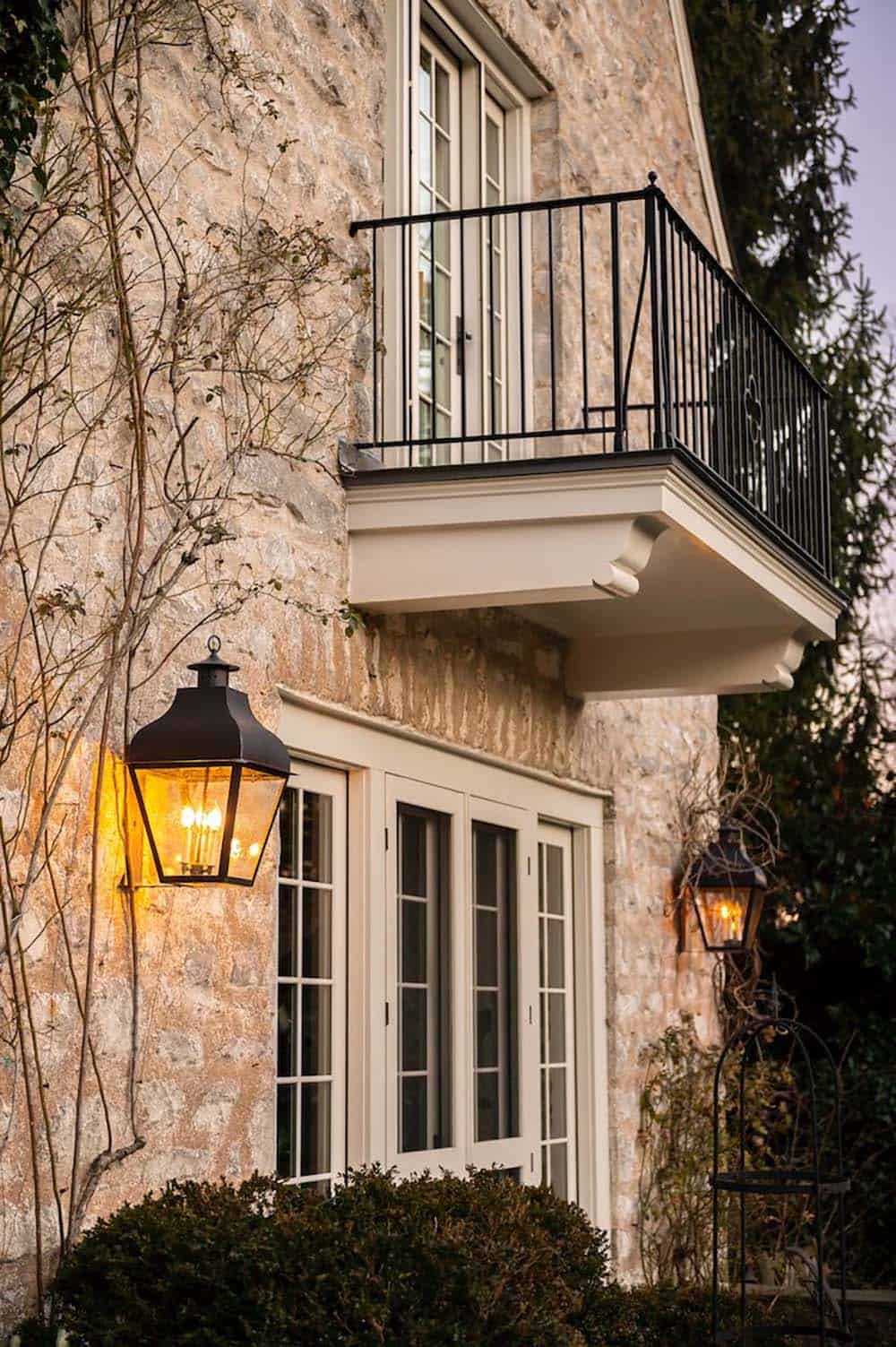 stone house exterior entry