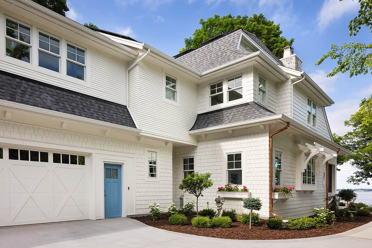 coastal cottage-style home exterior