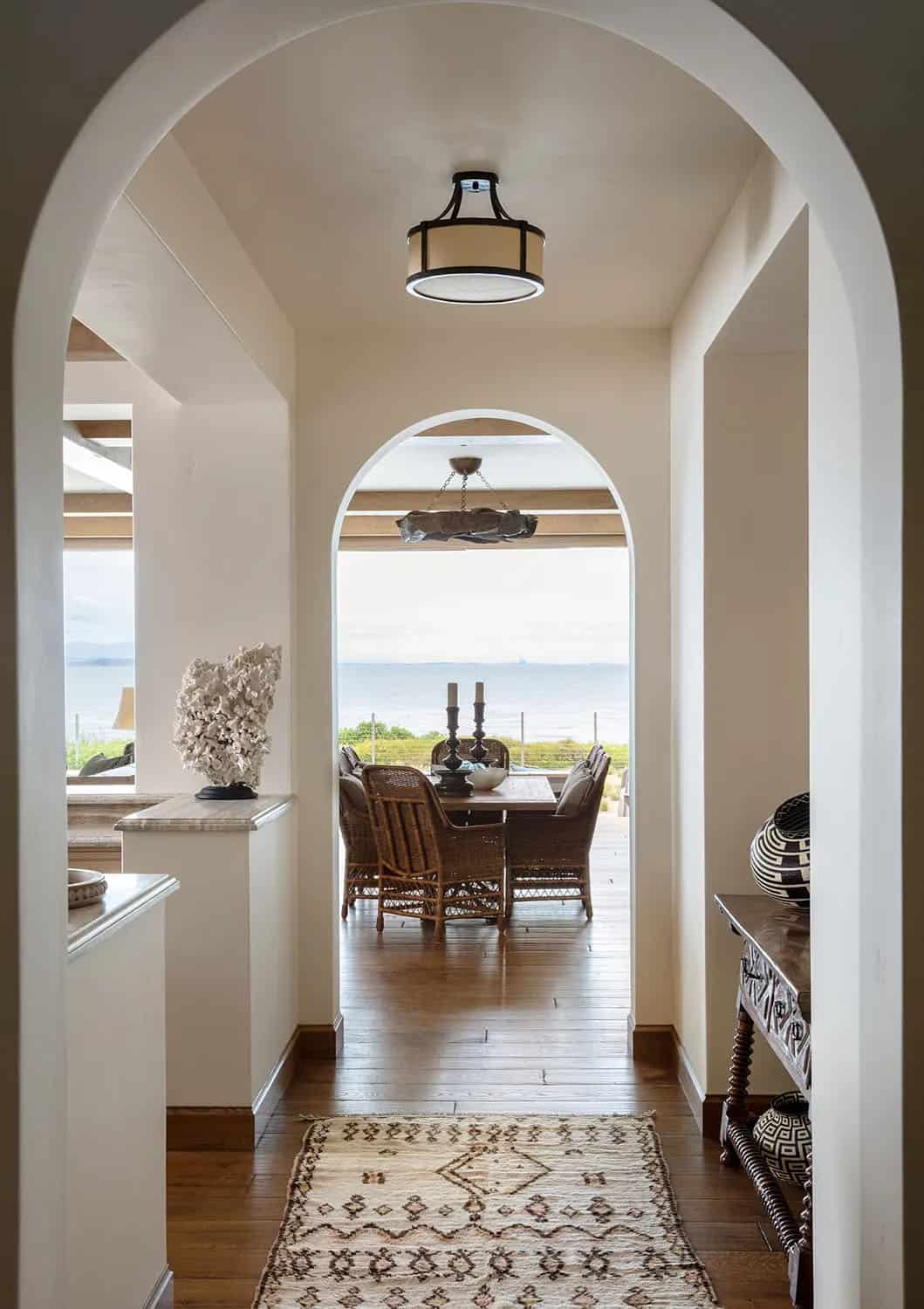 coastal style hallway