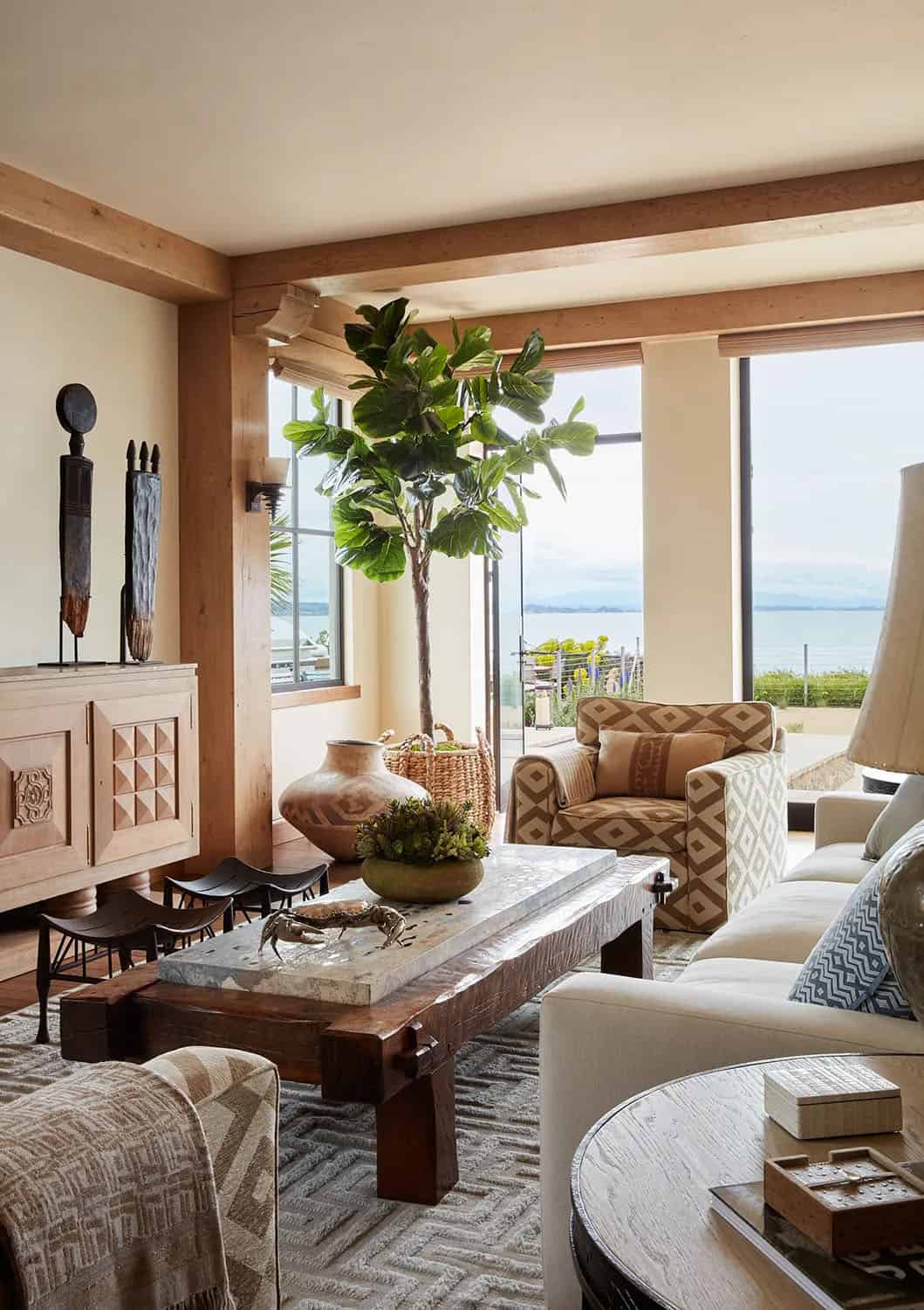 coastal style family room