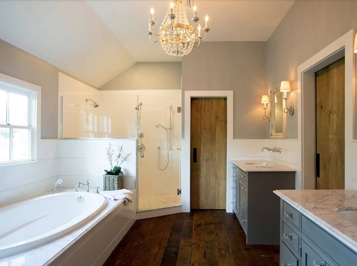 farmhouse style bathroom