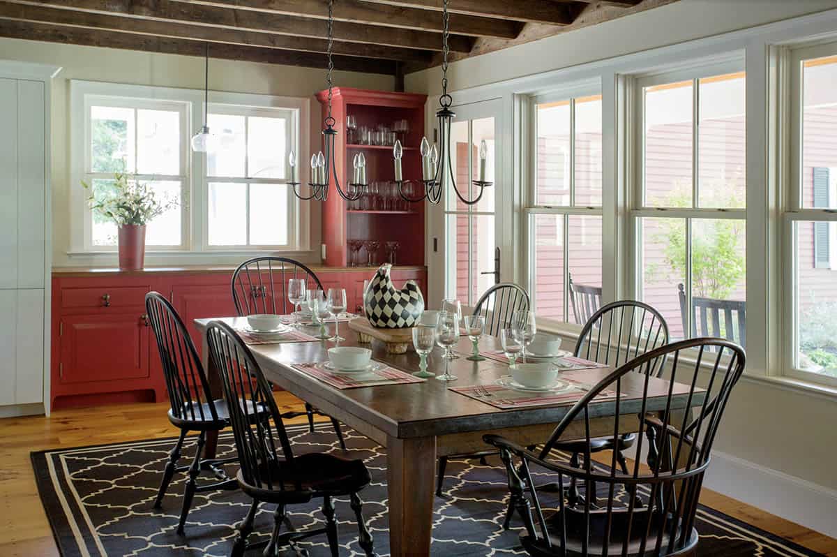 farmhouse style dining room