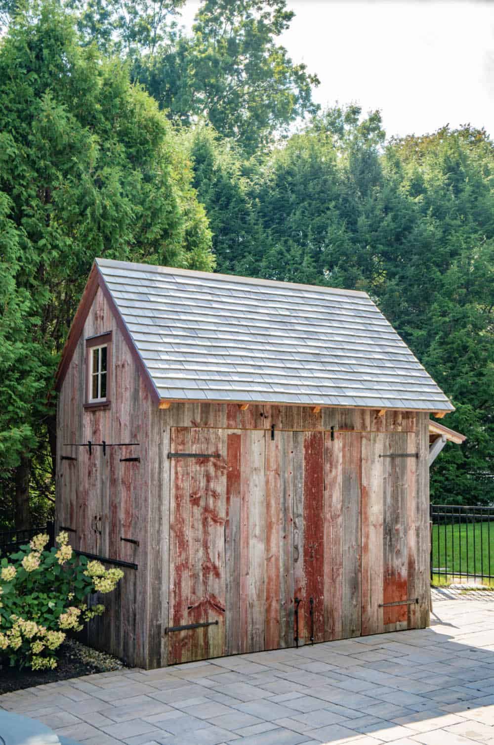 farmhouse style pool house