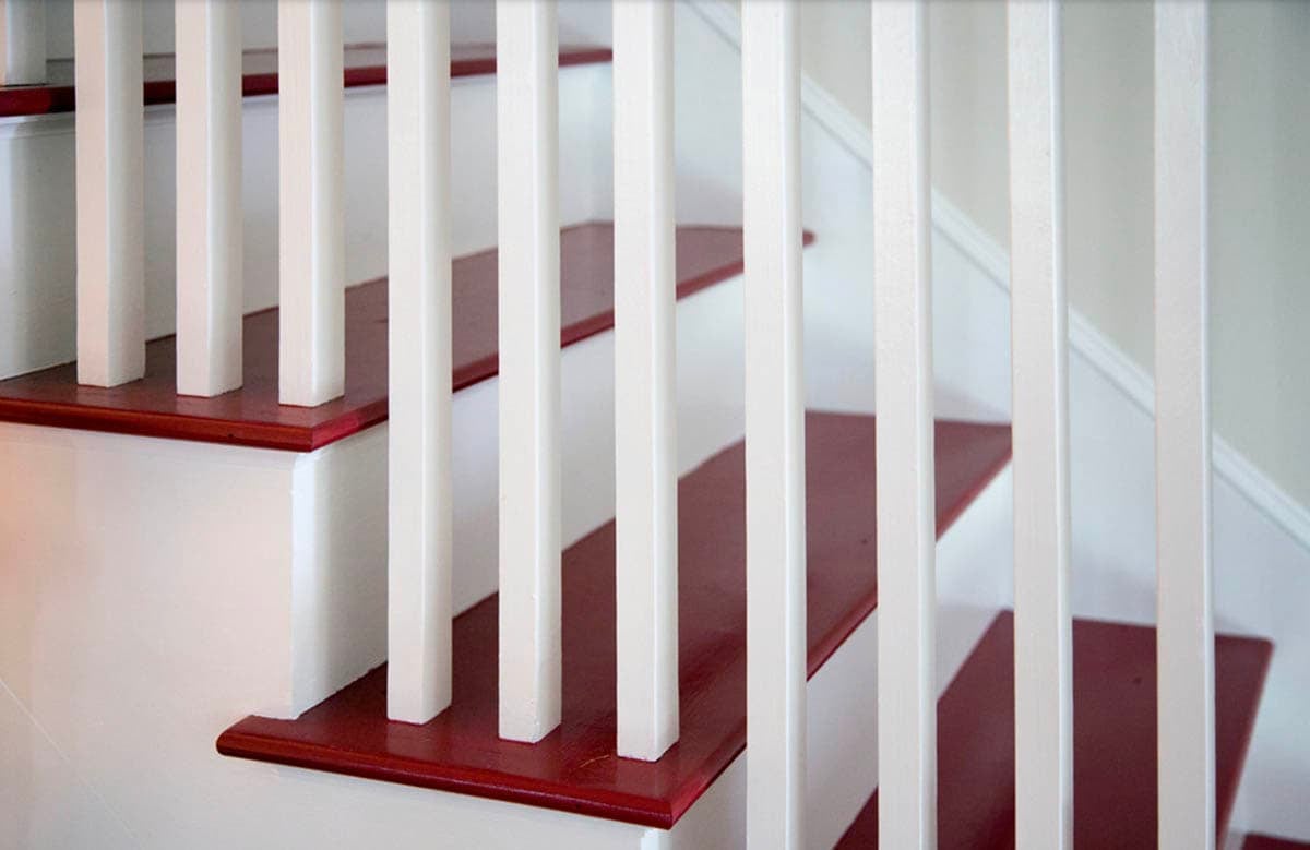 farmhouse style staircase detail