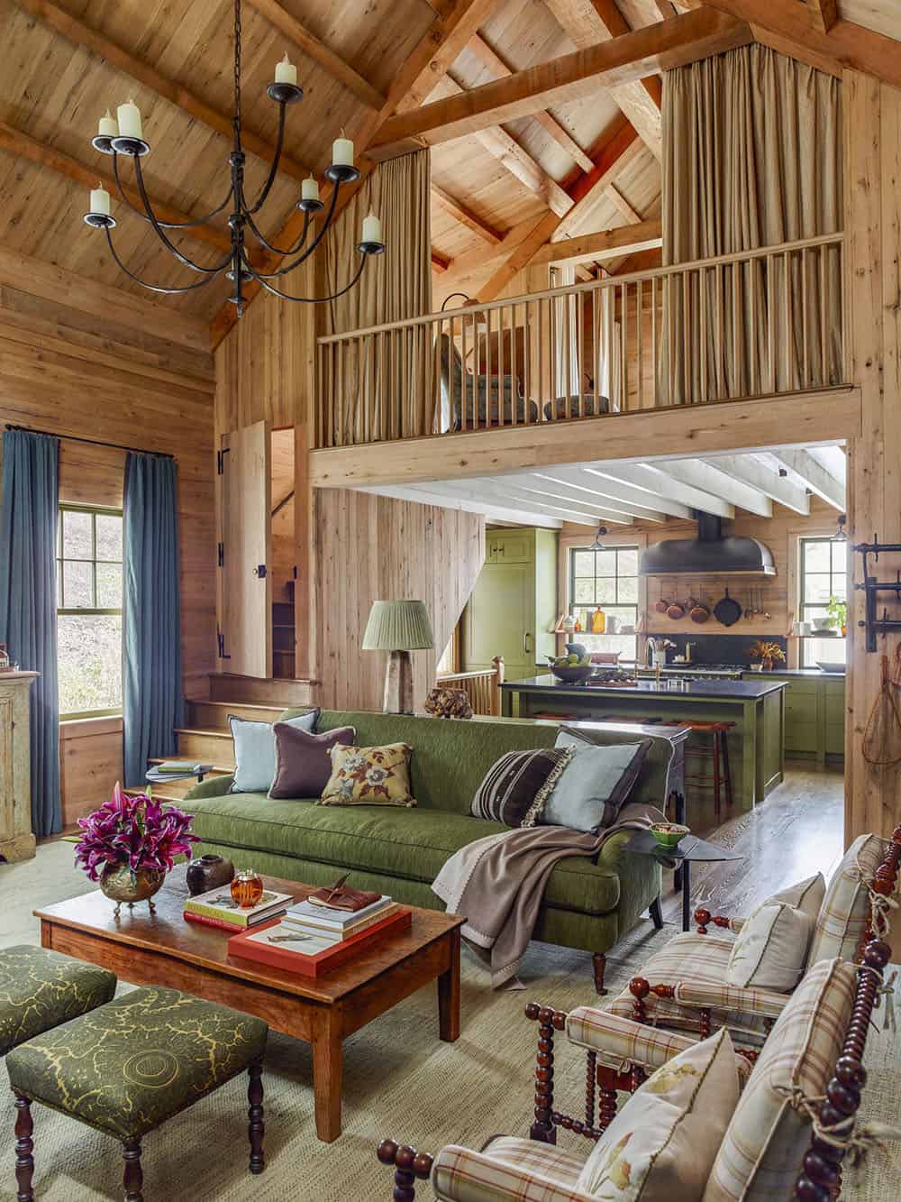 rustic living room 